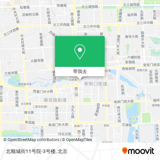 北顺城街11号院-3号楼地图