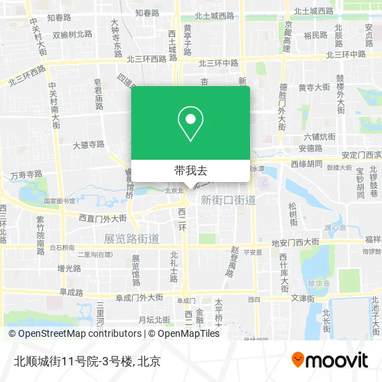北顺城街11号院-3号楼地图