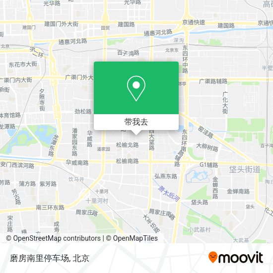 磨房南里停车场地图