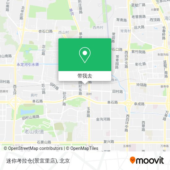 迷你考拉仓(景宜里店)地图