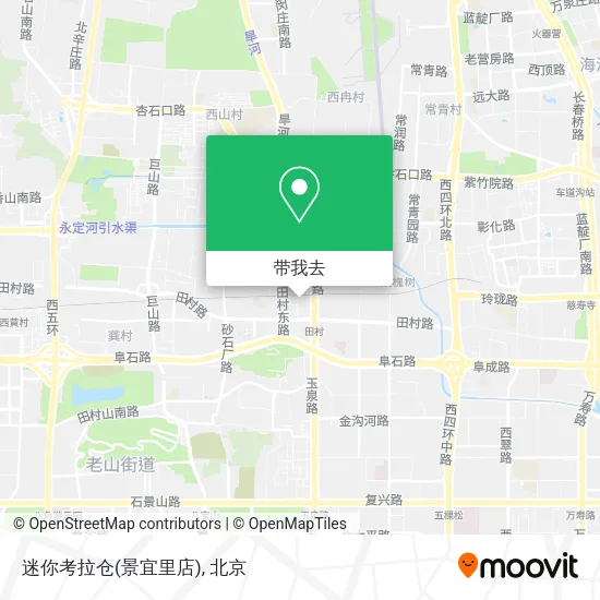迷你考拉仓(景宜里店)地图