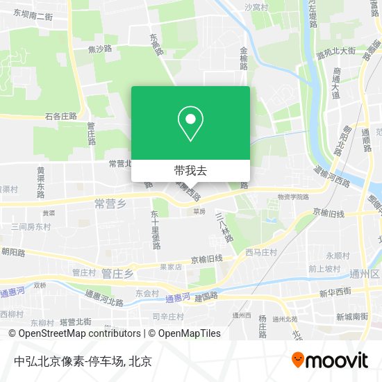 中弘北京像素-停车场地图