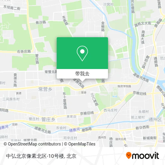 中弘北京像素北区-10号楼地图