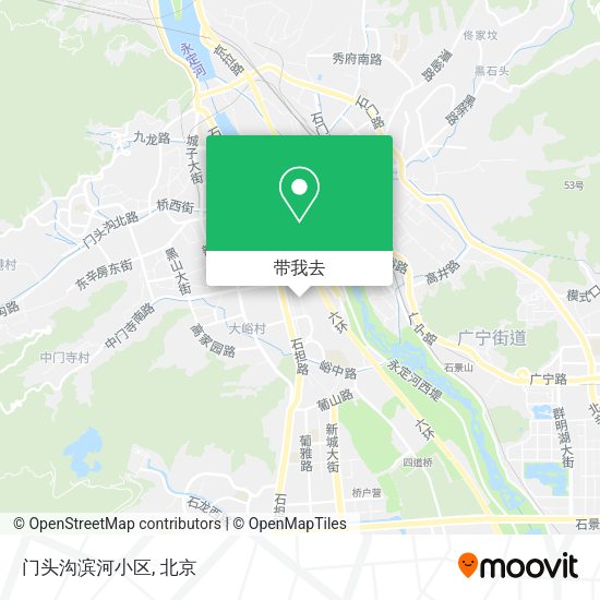 门头沟滨河小区地图