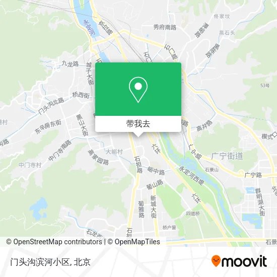 门头沟滨河小区地图