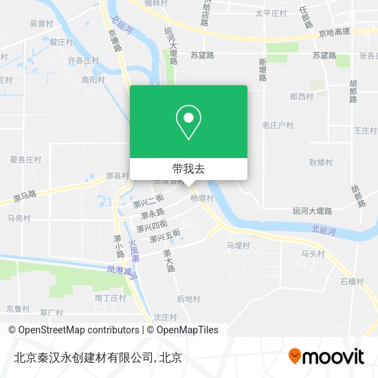 北京秦汉永创建材有限公司地图