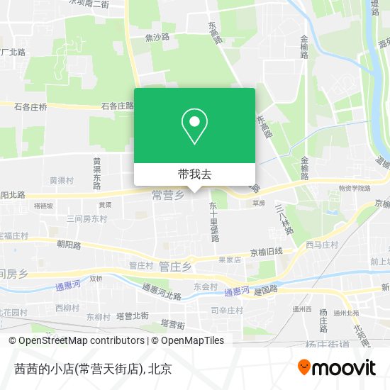 茜茜的小店(常营天街店)地图