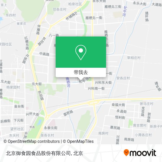 北京御食园食品股份有限公司地图