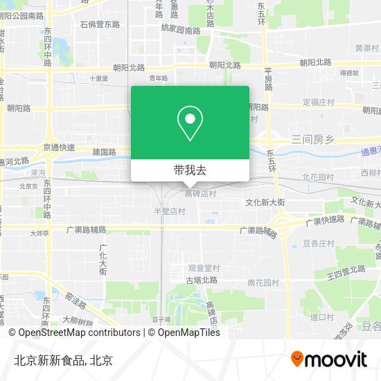北京新新食品地图