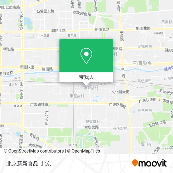 北京新新食品地图