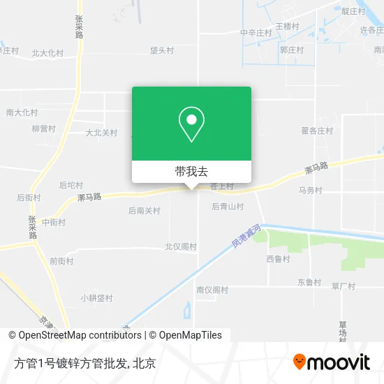 方管1号镀锌方管批发地图