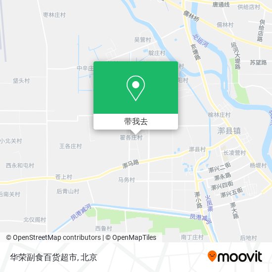 华荣副食百货超市地图