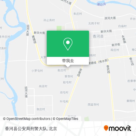 香河县公安局刑警大队地图