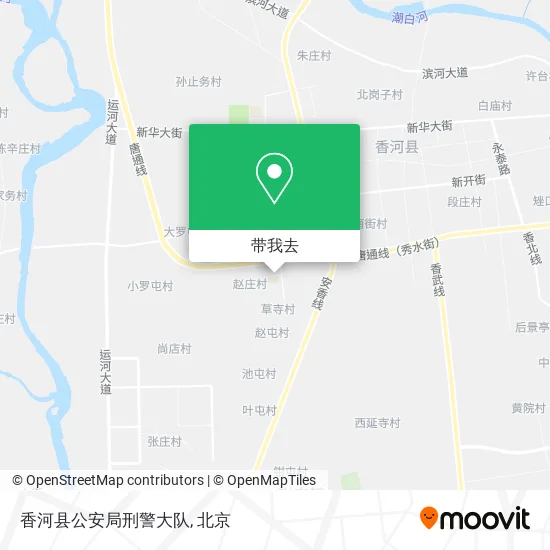 香河县公安局刑警大队地图