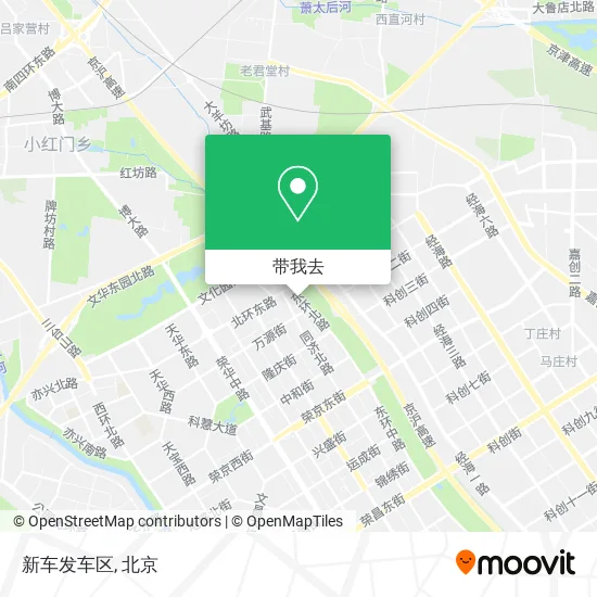 新车发车区地图