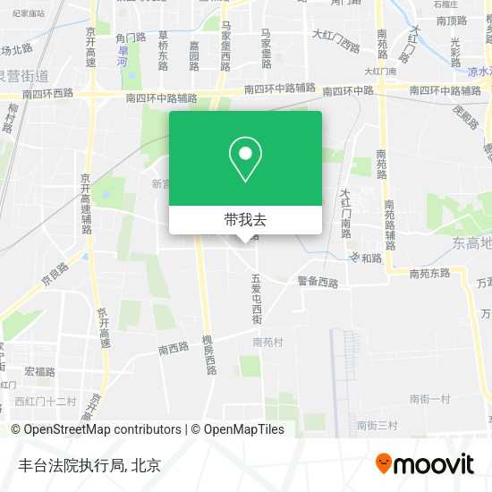 丰台法院执行局地图