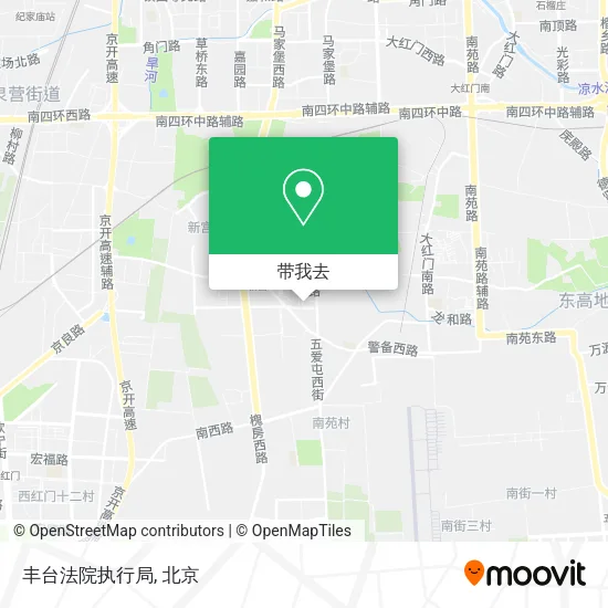 丰台法院执行局地图