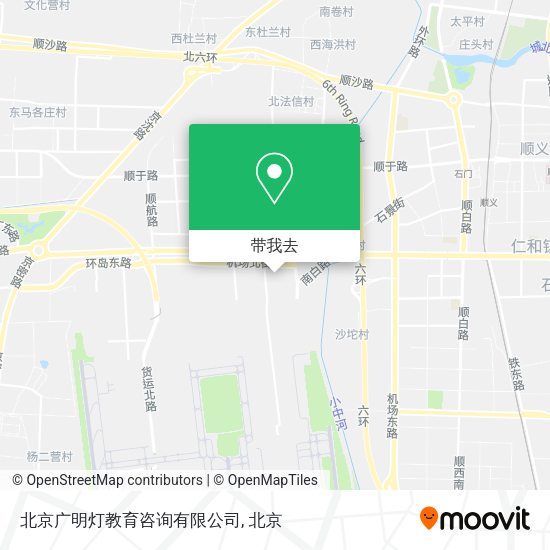北京广明灯教育咨询有限公司地图