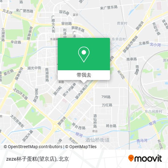 zeze杯子蛋糕(望京店)地图