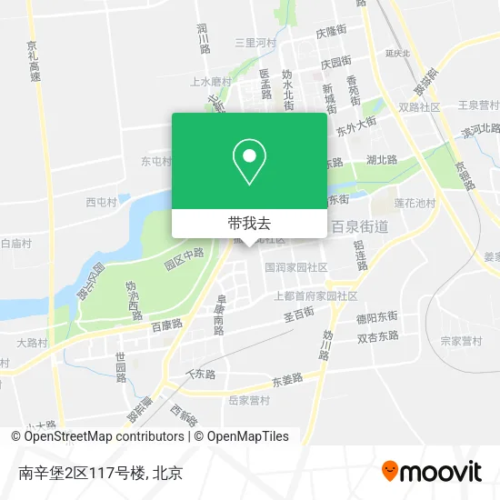 南辛堡2区117号楼地图