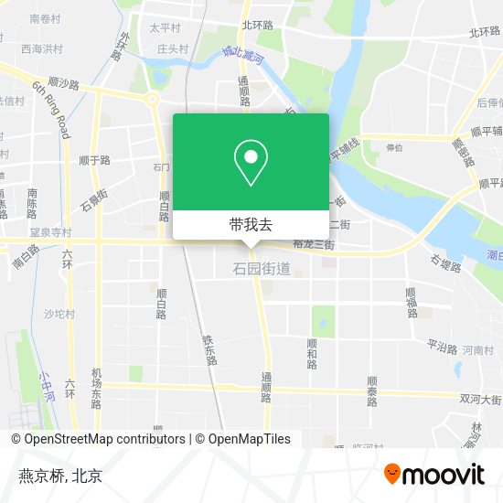 燕京桥地图