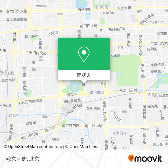 燕京南街地图