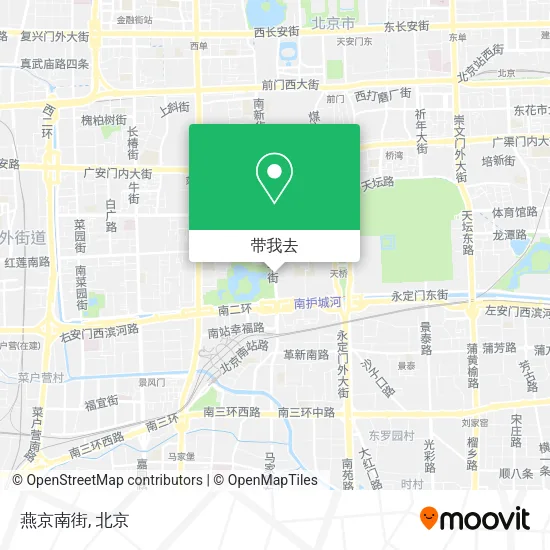 燕京南街地图