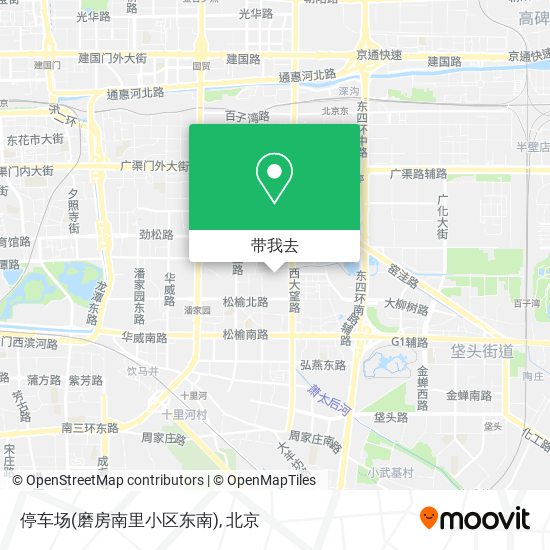 停车场(磨房南里小区东南)地图