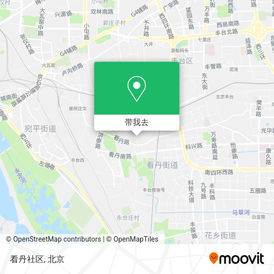 看丹社区地图