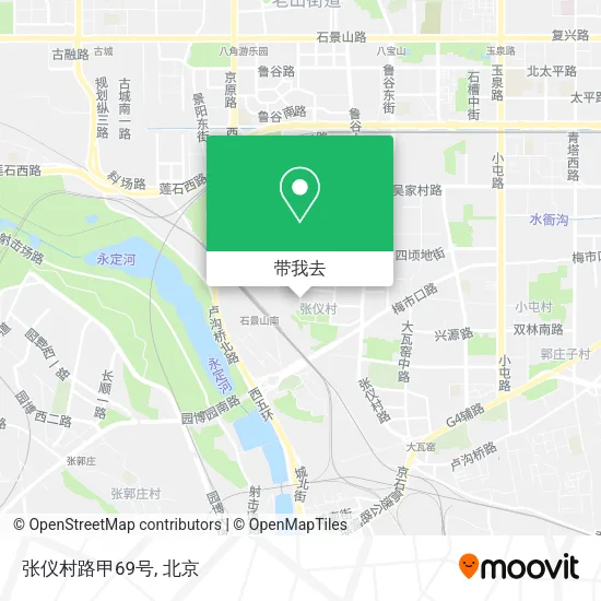 张仪村路甲69号地图