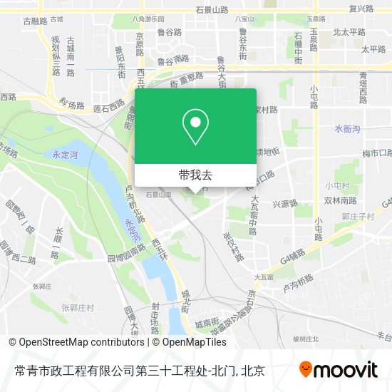 常青市政工程有限公司第三十工程处-北门地图