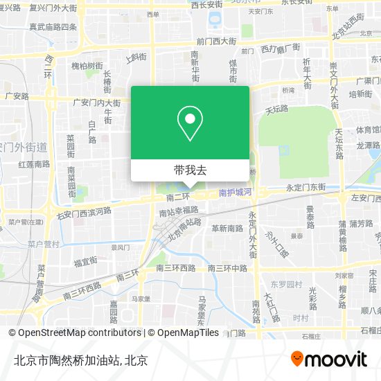 北京市陶然桥加油站地图