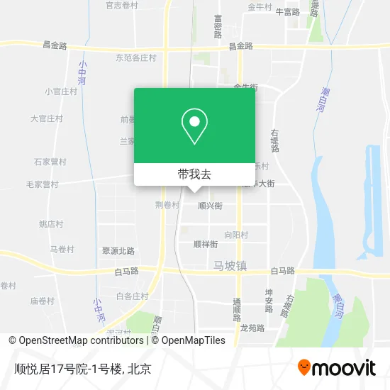 顺悦居17号院-1号楼地图