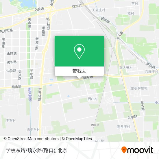 学校东路/魏永路(路口)地图