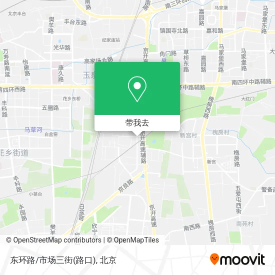 东环路/市场三街(路口)地图
