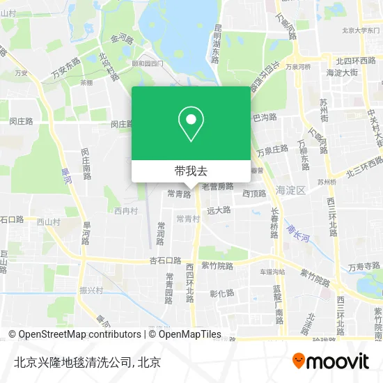 北京兴隆地毯清洗公司地图