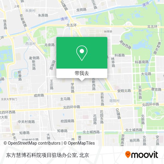 东方慧博石科院项目驻场办公室地图