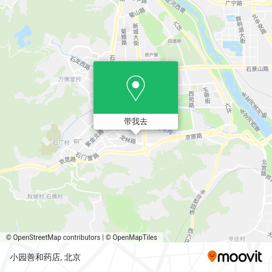 小园善和药店地图