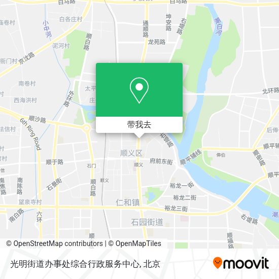 光明街道办事处综合行政服务中心地图