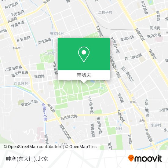 哇塞(东大门)地图