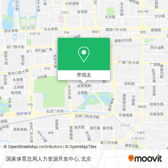国家体育总局人力资源开发中心地图