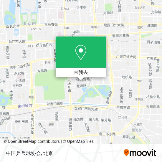 中国乒乓球协会地图