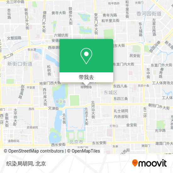 织染局胡同地图