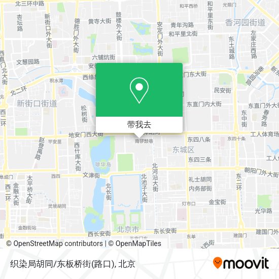 织染局胡同/东板桥街(路口)地图