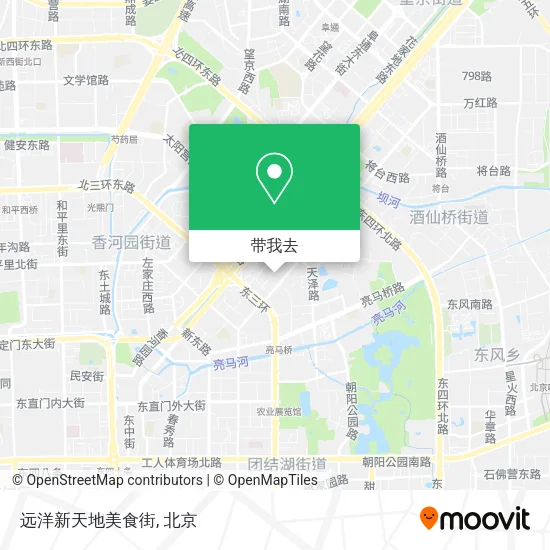 远洋新天地美食街地图