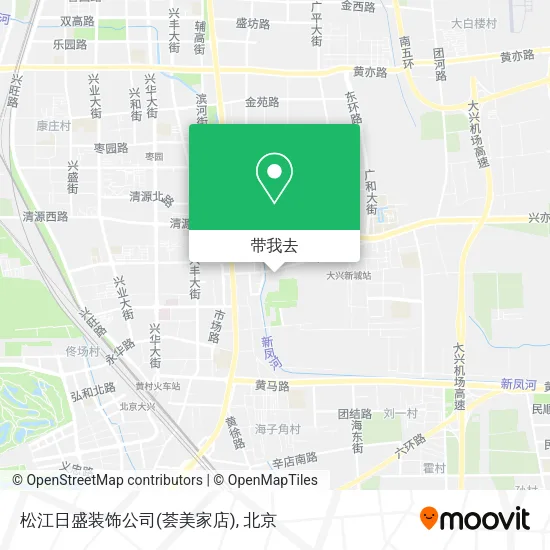 松江日盛装饰公司(荟美家店)地图