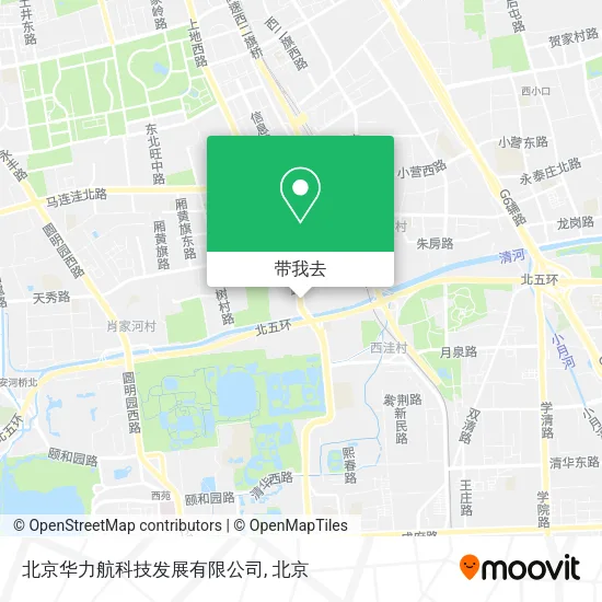 北京华力航科技发展有限公司地图