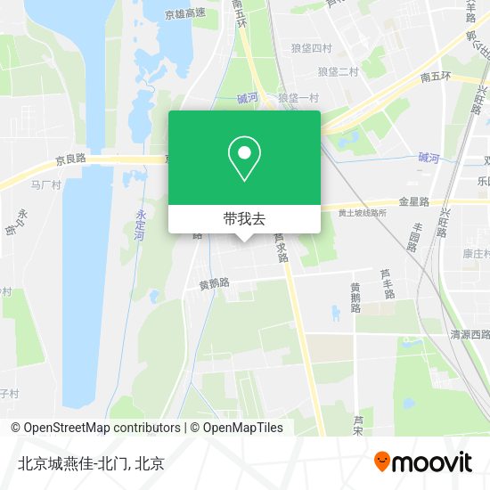 北京城燕佳-北门地图