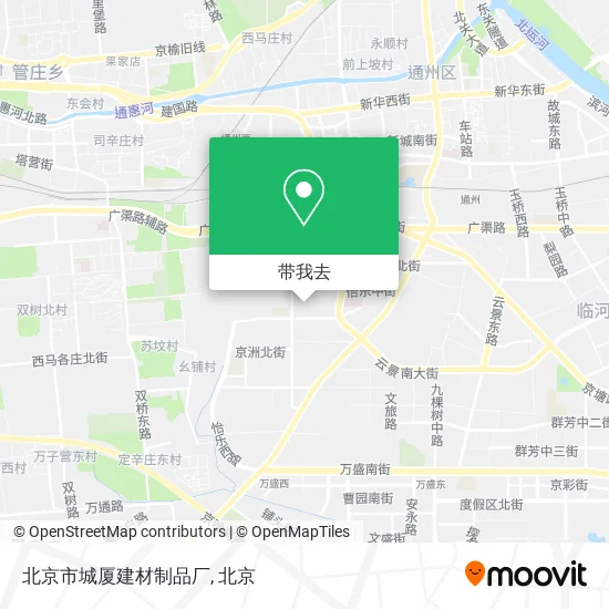 北京市城厦建材制品厂地图
