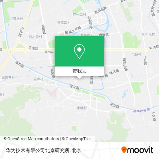 华为技术有限公司北京研究所地图
